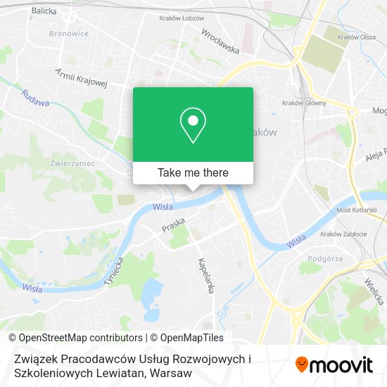 Związek Pracodawców Usług Rozwojowych i Szkoleniowych Lewiatan map