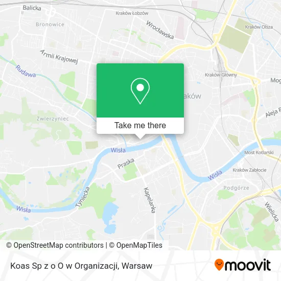 Карта Koas Sp z o O w Organizacji