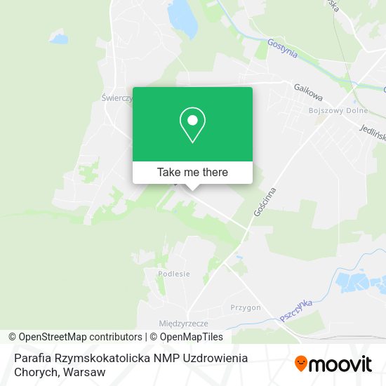 Parafia Rzymskokatolicka NMP Uzdrowienia Chorych map