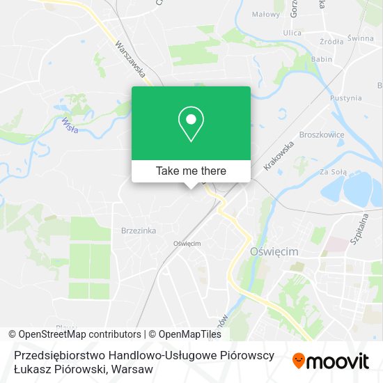 Przedsiębiorstwo Handlowo-Usługowe Piórowscy Łukasz Piórowski map