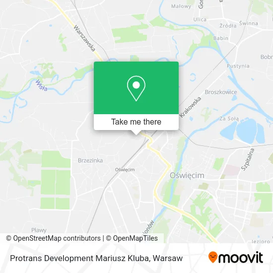 Карта Protrans Development Mariusz Kluba