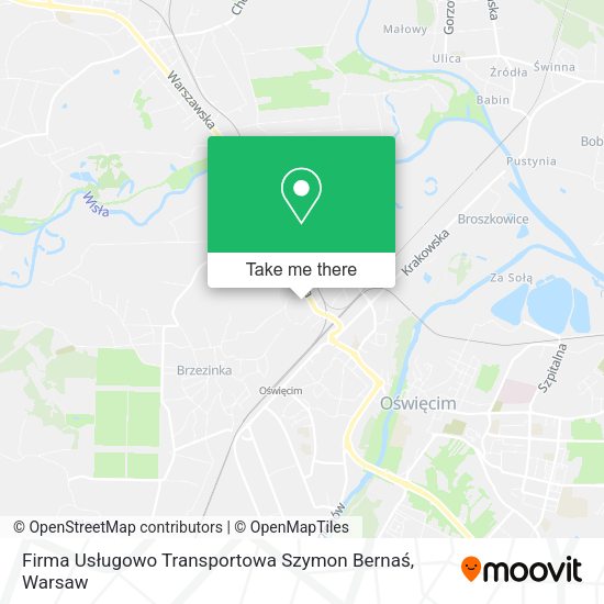 Firma Usługowo Transportowa Szymon Bernaś map