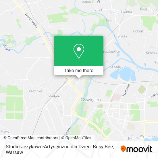 Studio Językowo-Artystyczne dla Dzieci Busy Bee map