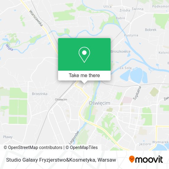 Studio Galaxy Fryzjerstwo&Kosmetyka map