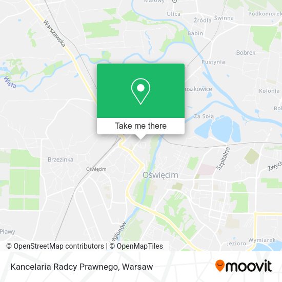 Kancelaria Radcy Prawnego map