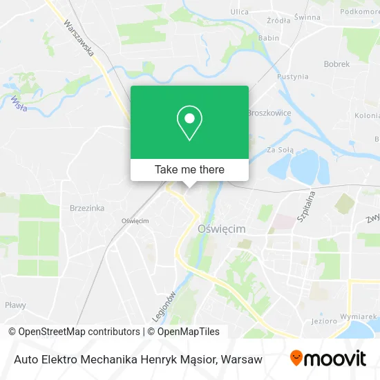 Карта Auto Elektro Mechanika Henryk Mąsior