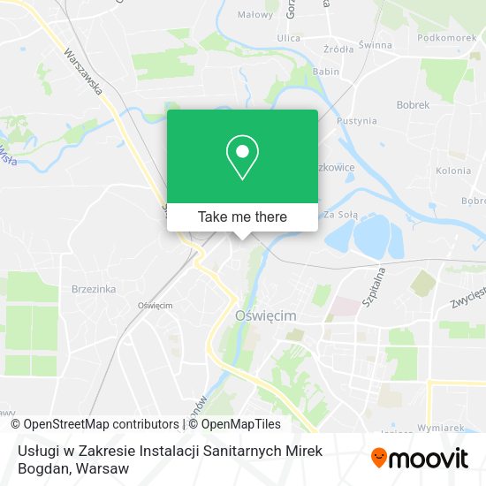 Usługi w Zakresie Instalacji Sanitarnych Mirek Bogdan map