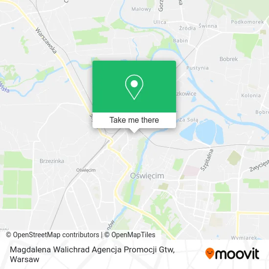 Карта Magdalena Walichrad Agencja Promocji Gtw