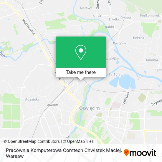 Pracownia Komputerowa Comtech Chwistek Maciej map