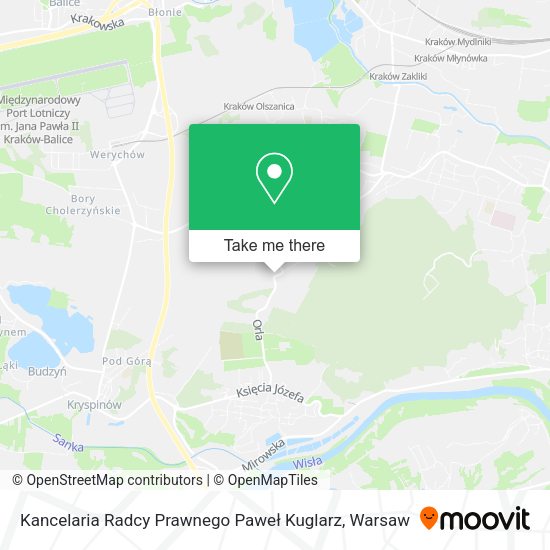 Kancelaria Radcy Prawnego Paweł Kuglarz map