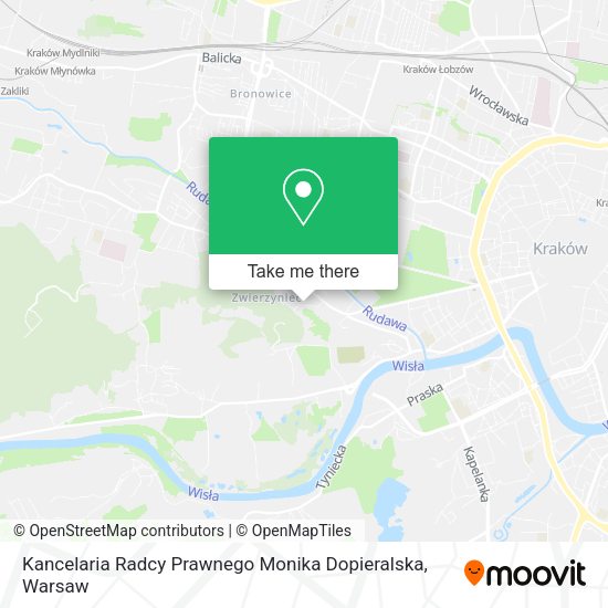 Kancelaria Radcy Prawnego Monika Dopieralska map