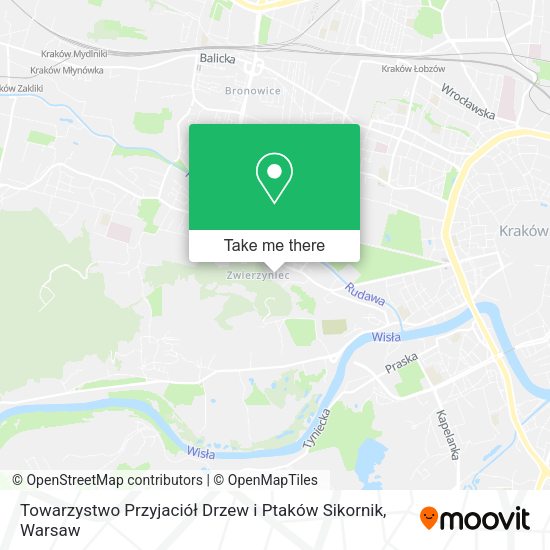 Towarzystwo Przyjaciół Drzew i Ptaków Sikornik map