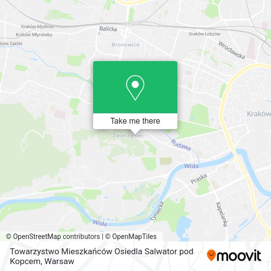 Towarzystwo Mieszkańców Osiedla Salwator pod Kopcem map