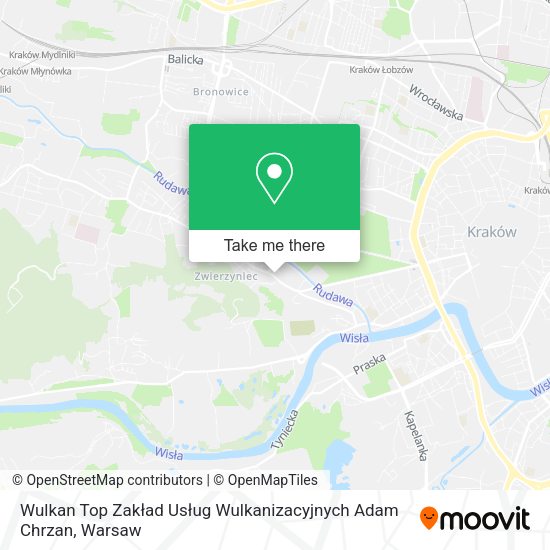 Wulkan Top Zakład Usług Wulkanizacyjnych Adam Chrzan map