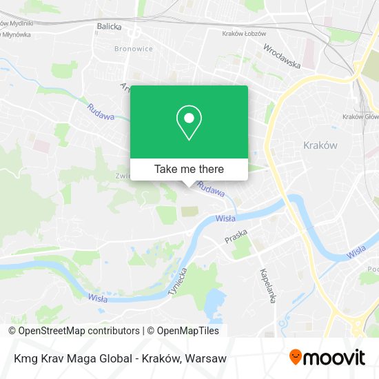 Kmg Krav Maga Global - Kraków map