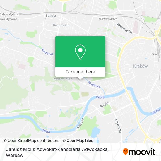 Janusz Molis Adwokat-Kancelaria Adwokacka map