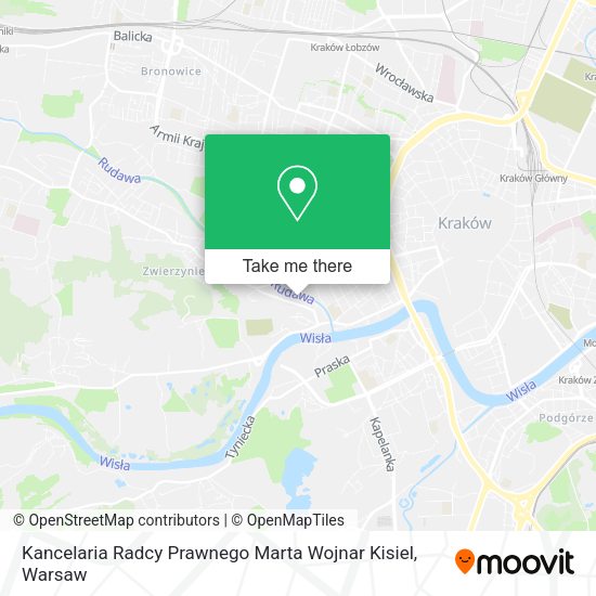 Kancelaria Radcy Prawnego Marta Wojnar Kisiel map