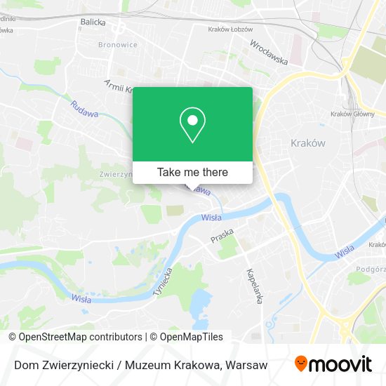 Dom Zwierzyniecki / Muzeum Krakowa map