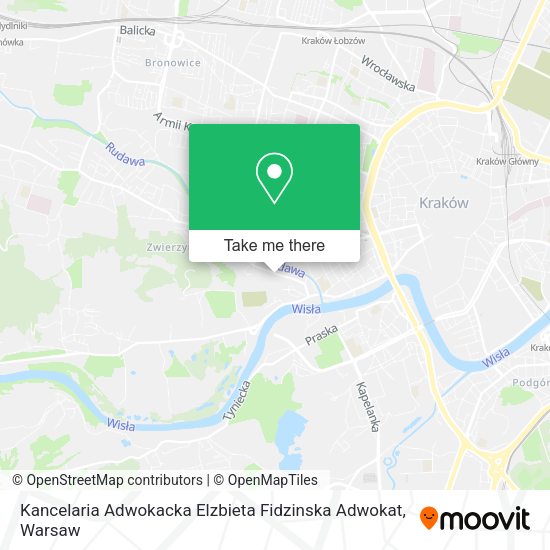 Kancelaria Adwokacka Elzbieta Fidzinska Adwokat map