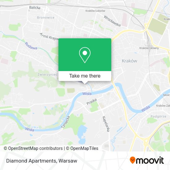 Diamond Apartments map