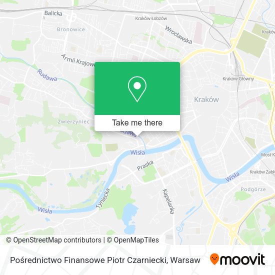 Pośrednictwo Finansowe Piotr Czarniecki map