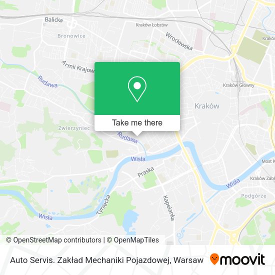 Auto Servis. Zakład Mechaniki Pojazdowej map