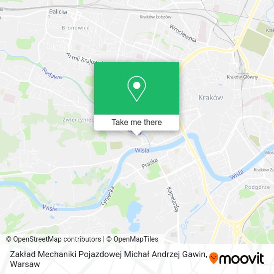 Zakład Mechaniki Pojazdowej Michał Andrzej Gawin map