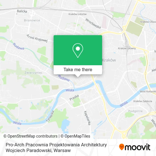 Карта Pro-Arch Pracownia Projektowania Architektury Wojciech Paradowski