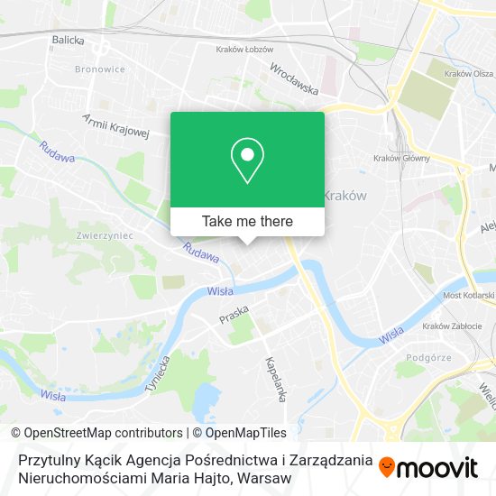 Przytulny Kącik Agencja Pośrednictwa i Zarządzania Nieruchomościami Maria Hajto map