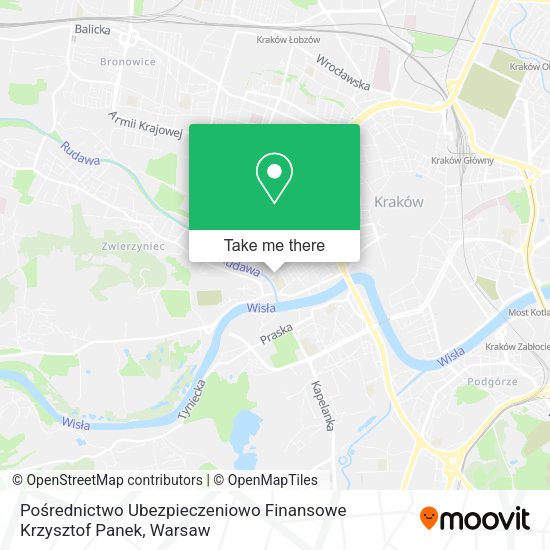 Pośrednictwo Ubezpieczeniowo Finansowe Krzysztof Panek map