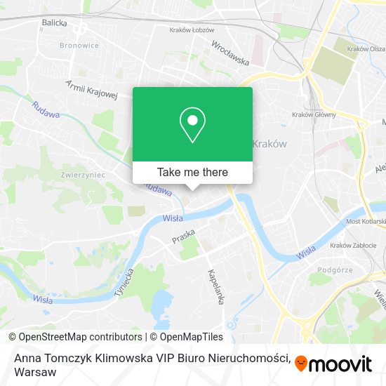 Anna Tomczyk Klimowska VIP Biuro Nieruchomości map