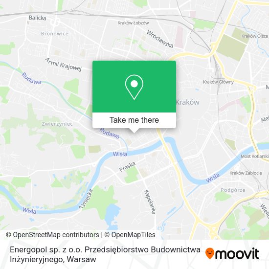 Energopol sp. z o.o. Przedsiębiorstwo Budownictwa Inżynieryjnego map