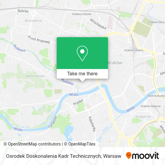 Карта Osrodek Doskonalenia Kadr Technicznych