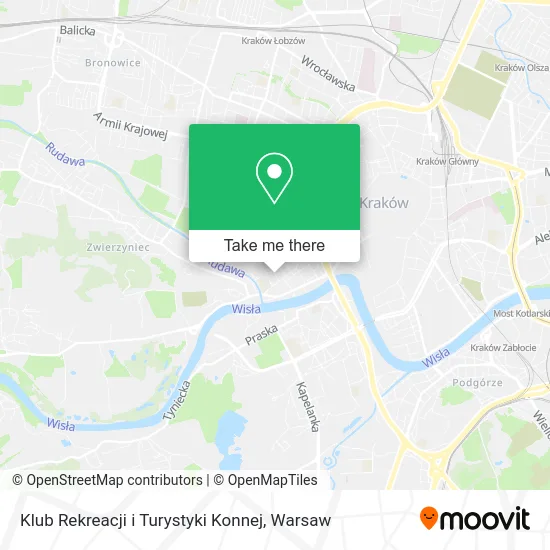 Карта Klub Rekreacji i Turystyki Konnej