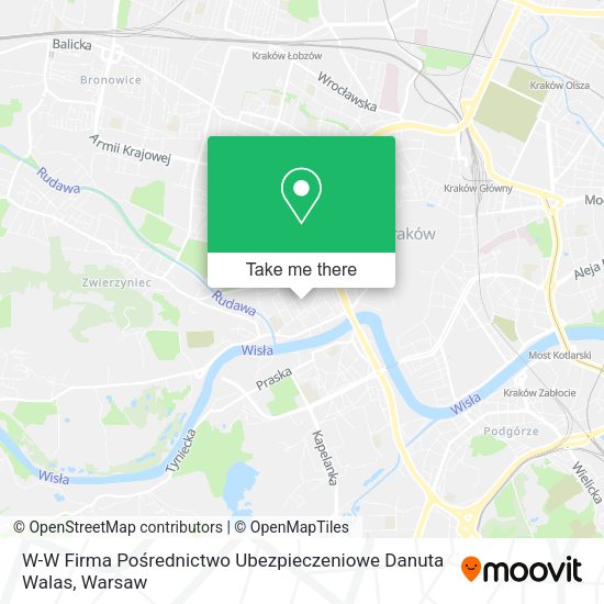 W-W Firma Pośrednictwo Ubezpieczeniowe Danuta Walas map