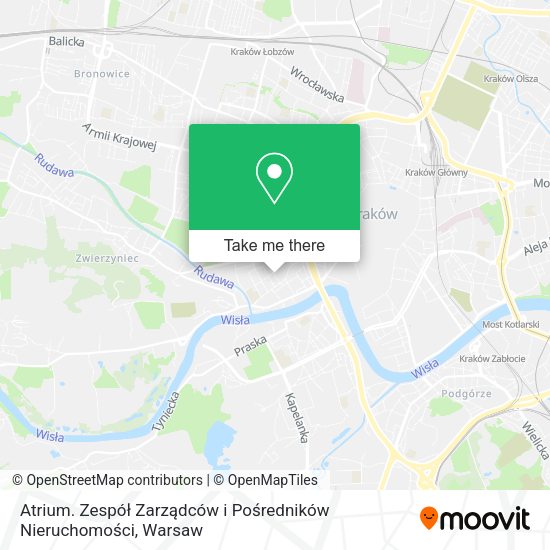 Карта Atrium. Zespół Zarządców i Pośredników Nieruchomości