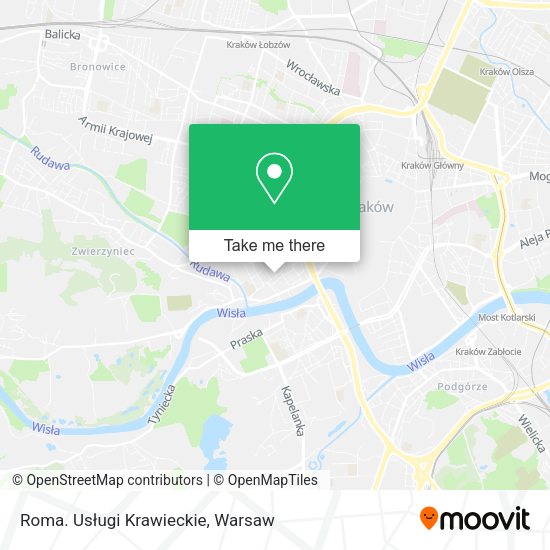 Roma. Usługi Krawieckie map