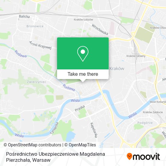 Pośrednictwo Ubezpieczeniowe Magdalena Pierzchała map