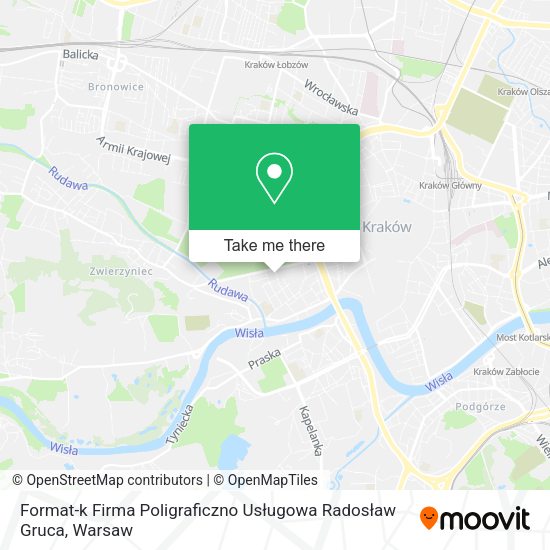 Format-k Firma Poligraficzno Usługowa Radosław Gruca map