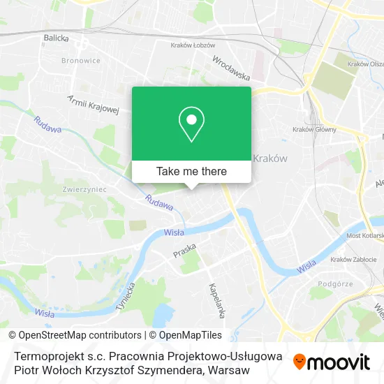 Termoprojekt s.c. Pracownia Projektowo-Usługowa Piotr Wołoch Krzysztof Szymendera map
