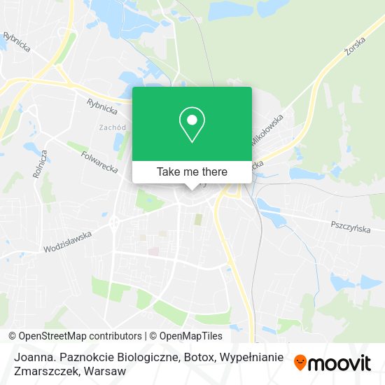 Joanna. Paznokcie Biologiczne, Botox, Wypełnianie Zmarszczek map