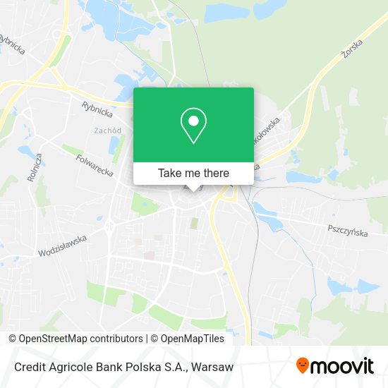 Credit Agricole Bank Polska S.A. map