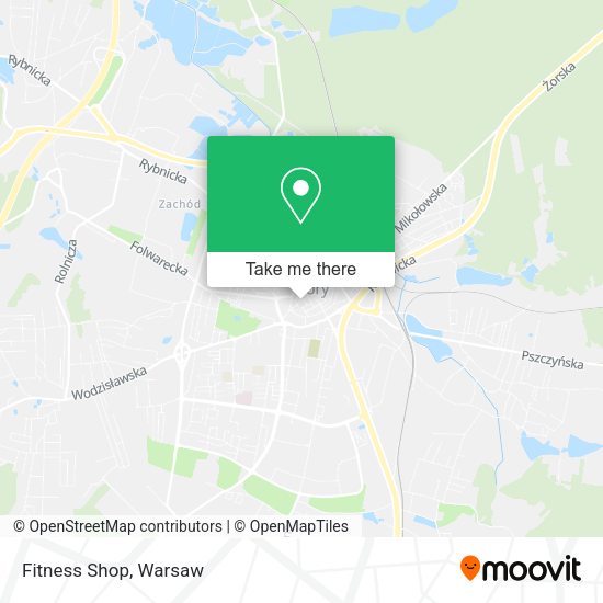 Fitness Shop map