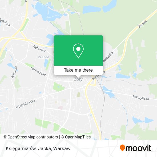 Księgarnia św. Jacka map