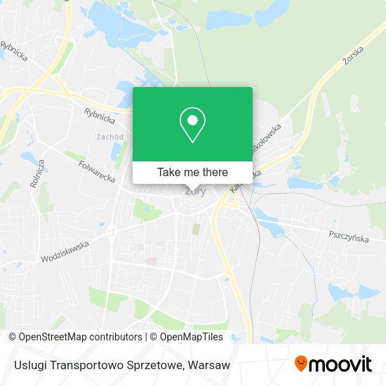 Uslugi Transportowo Sprzetowe map