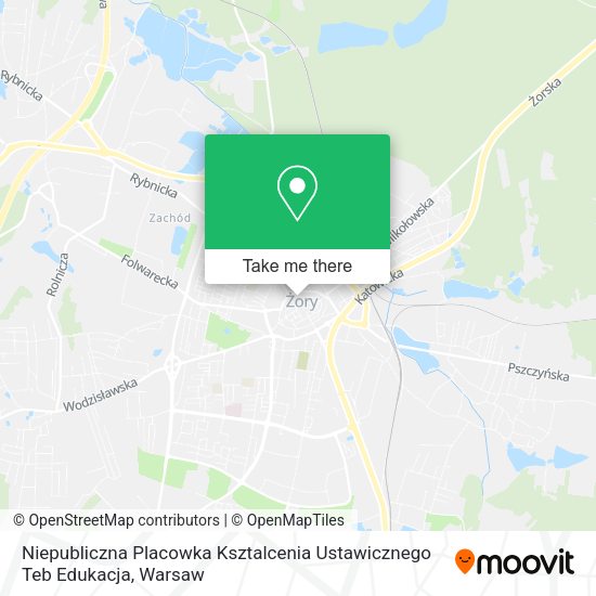 Niepubliczna Placowka Ksztalcenia Ustawicznego Teb Edukacja map