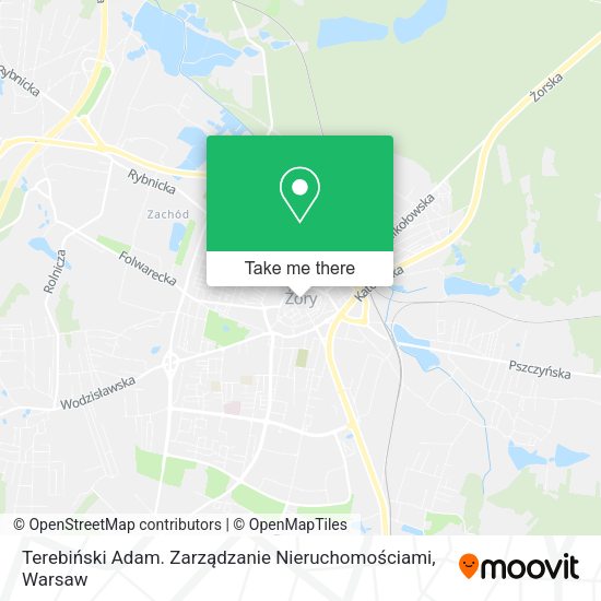 Terebiński Adam. Zarządzanie Nieruchomościami map