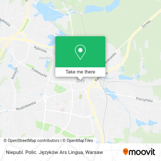 Карта Niepubl. Polic. Języków Ars Lingua