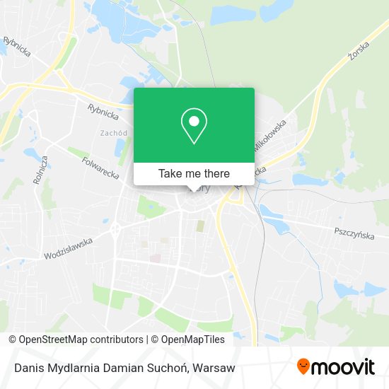 Danis Mydlarnia Damian Suchoń map