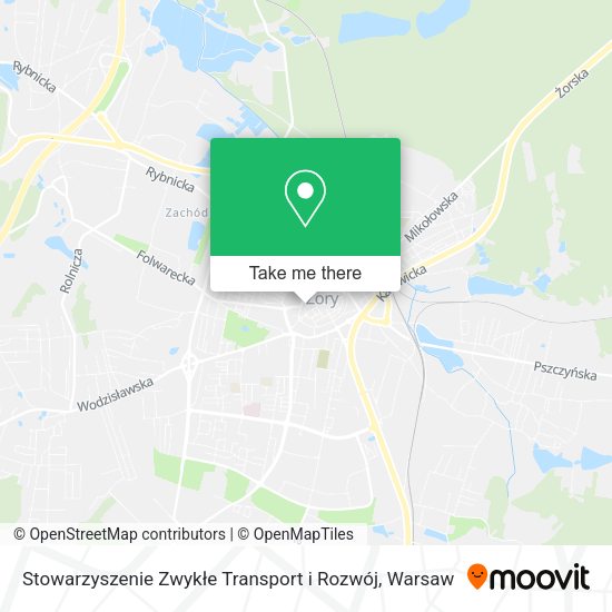 Stowarzyszenie Zwykłe Transport i Rozwój map